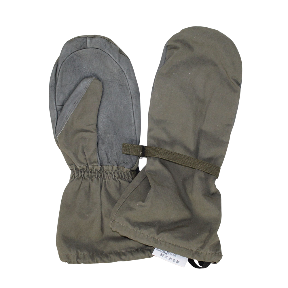 Austrian Army 2000s Canvas Two Tone Mittens — Austrian military surplus hardware, archive ref AA2000CTTM