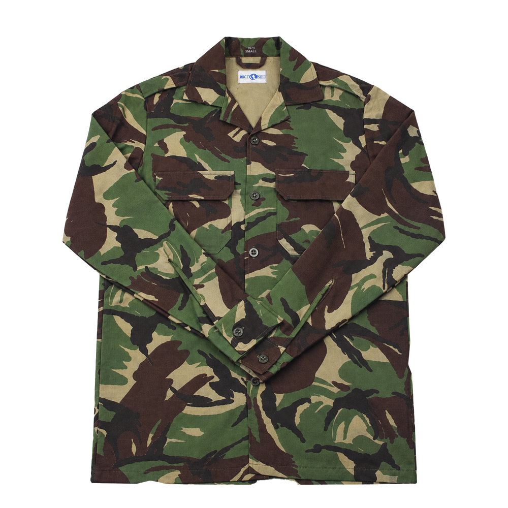 Botswanan Army 1970s DPM Camouflage Field Shirt — Botswanan military surplus shirt, archive ref BA1970DPMCFS