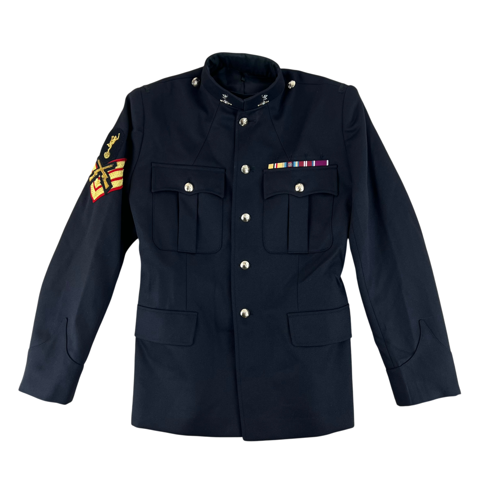 British Army 1980s No.1 Royal Signals Dress Jacket — British military surplus jacket, archive ref BA1980NRSDJ
