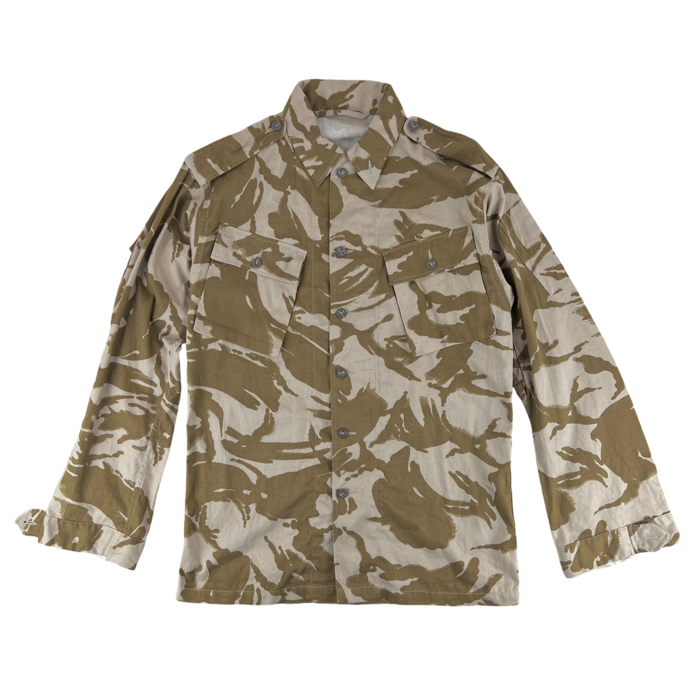 British Army 1990s S95 Desert DPM Camouflage Combat Jacket — British military surplus jacket, archive ref BA1990S95DDCCJ