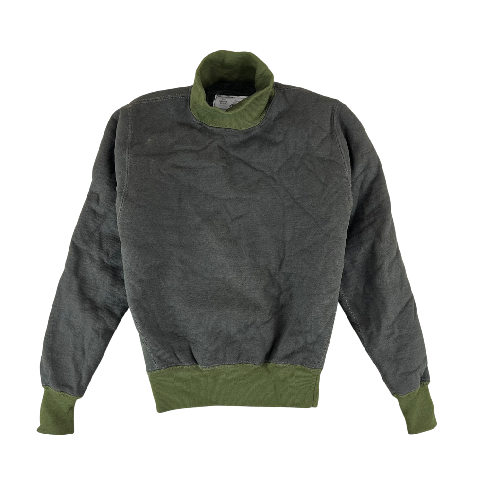 British Royal Air Force 1980s Aircrew Faux Fur Thermal Base Layer Pullover — British military surplus pullover, archive ref BRAF1980AFFTBLP
