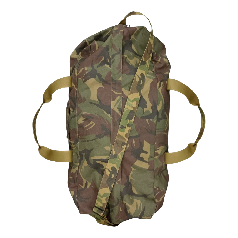 Dutch Army 1990s DPM Duffle Deployment Bag — Dutch military surplus bag, archive ref NLA1990DDDB