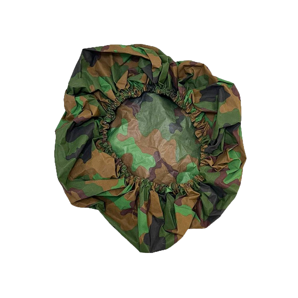 Dutch Army 1990s Waxed Jungle Bag Cover — Dutch military surplus bag, archive ref NLA1990WJBC