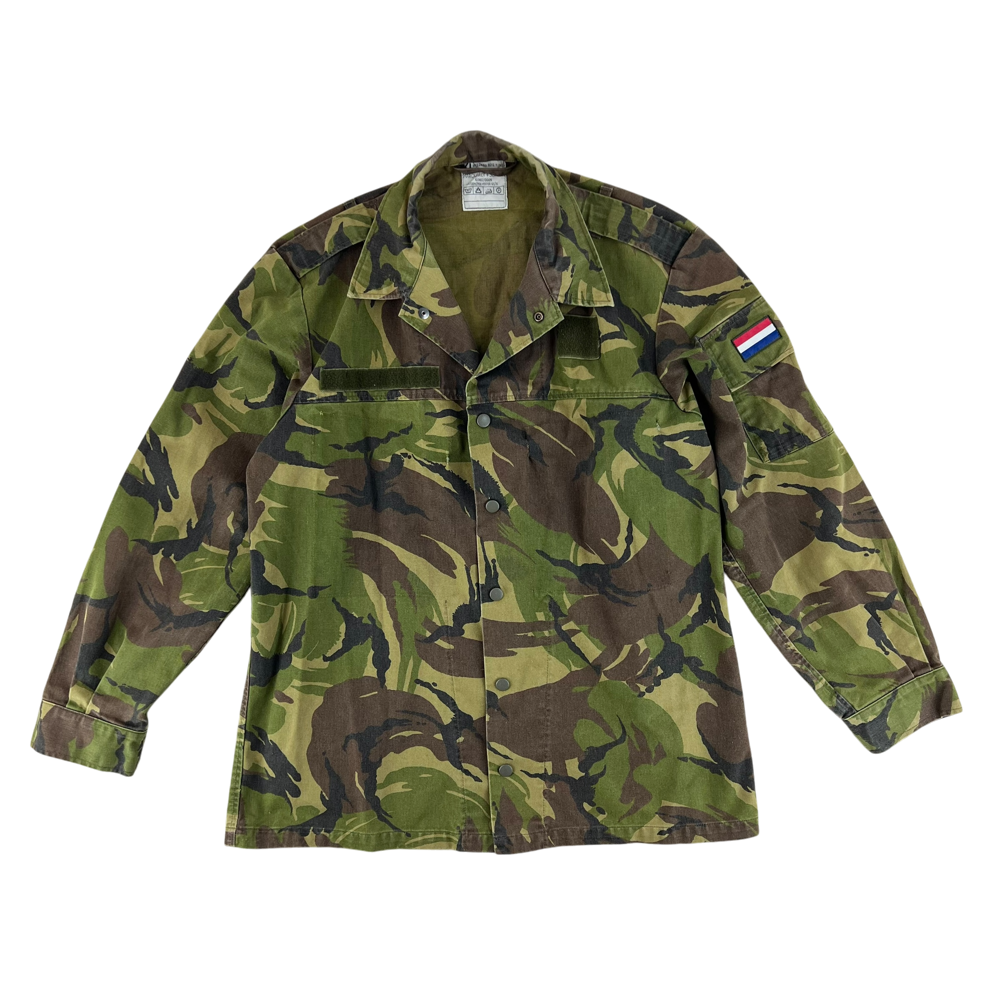 Dutch Army 1990s M93 DPM Woodland Camouflage Jacket — Dutch military surplus jacket, archive ref NLA1990M93DWCJ