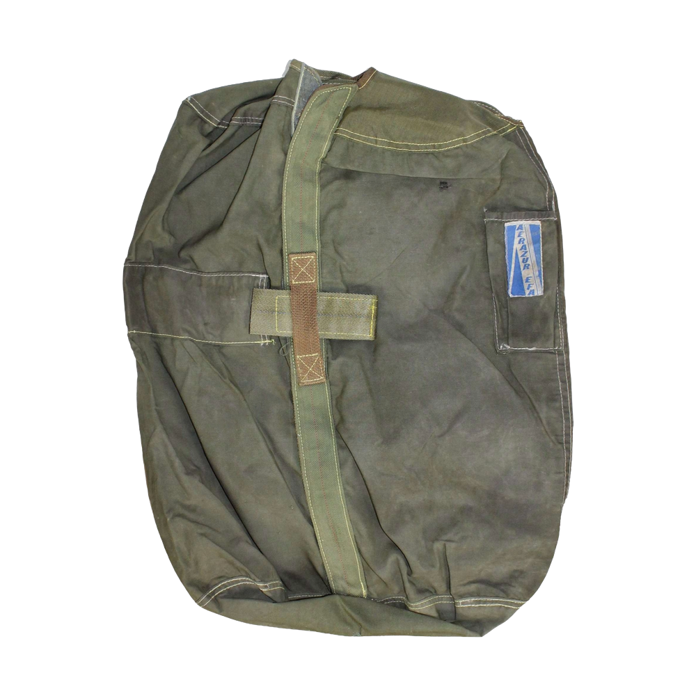 French Army 1990s Aerazur EFA Parachute Deployment Bag — French military surplus bag, archive ref FRA1990AEPDB