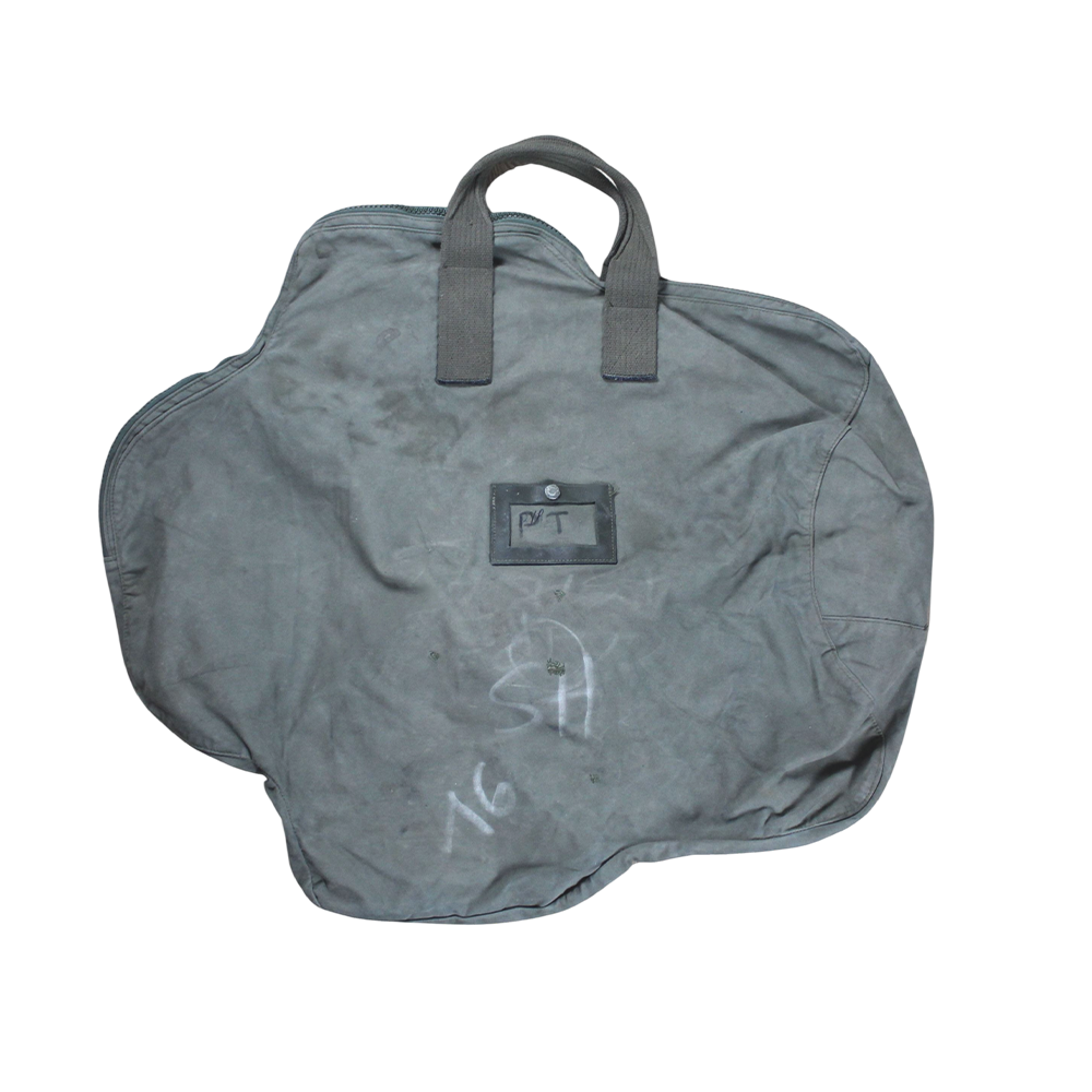 French Army 2000s Canvas Body Armour Bag — French military surplus bag, archive ref FRA2000CBAB