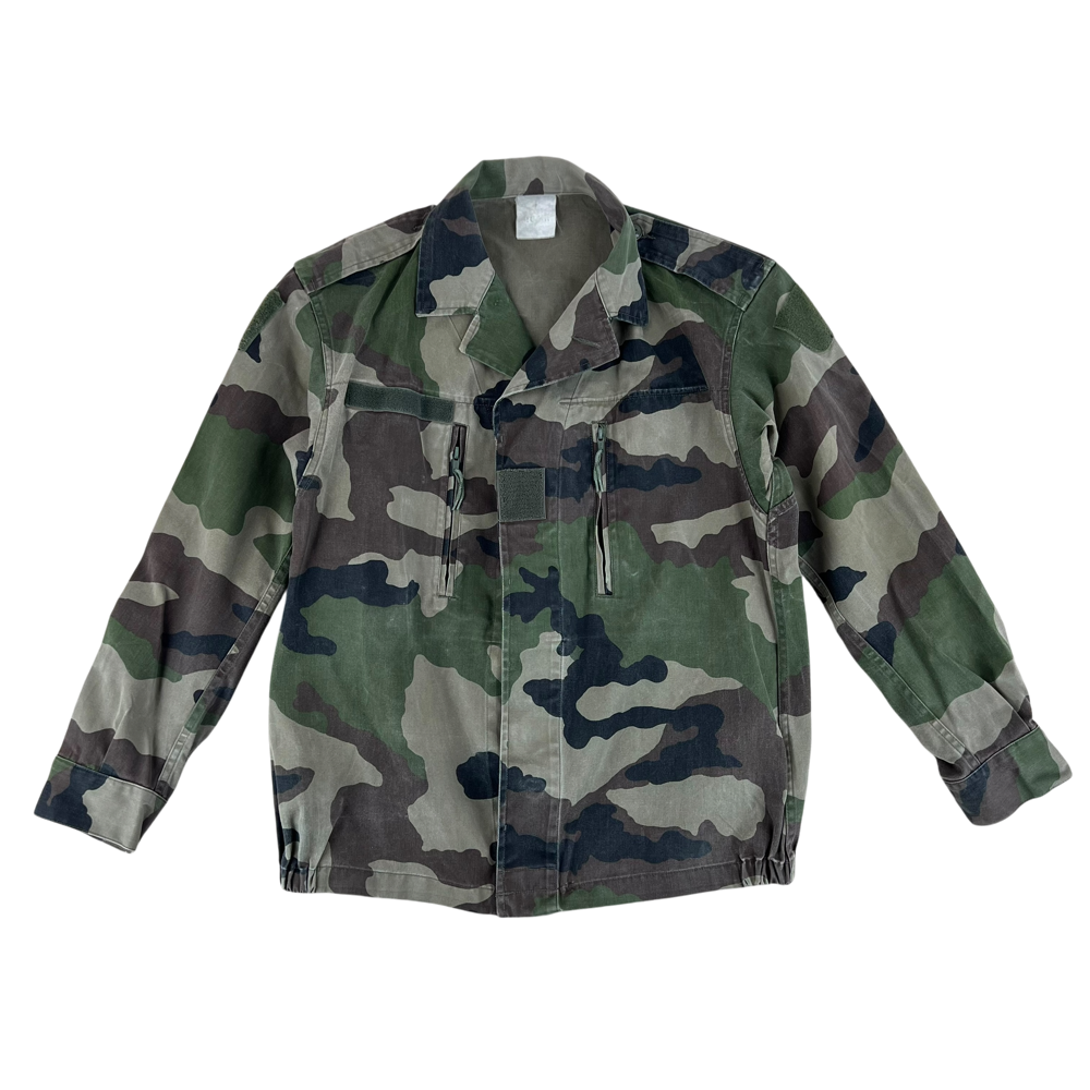French Army 1990s CCE Camouflage F2 Jacket — French military surplus jacket, archive ref FRA1990CCF2J