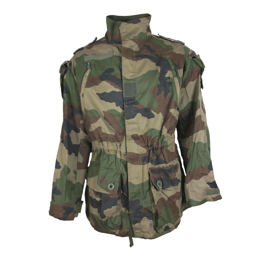 French Army 2000s Woodland Felin Field Jacket — French military surplus jacket, archive ref FRA2000WFFJ