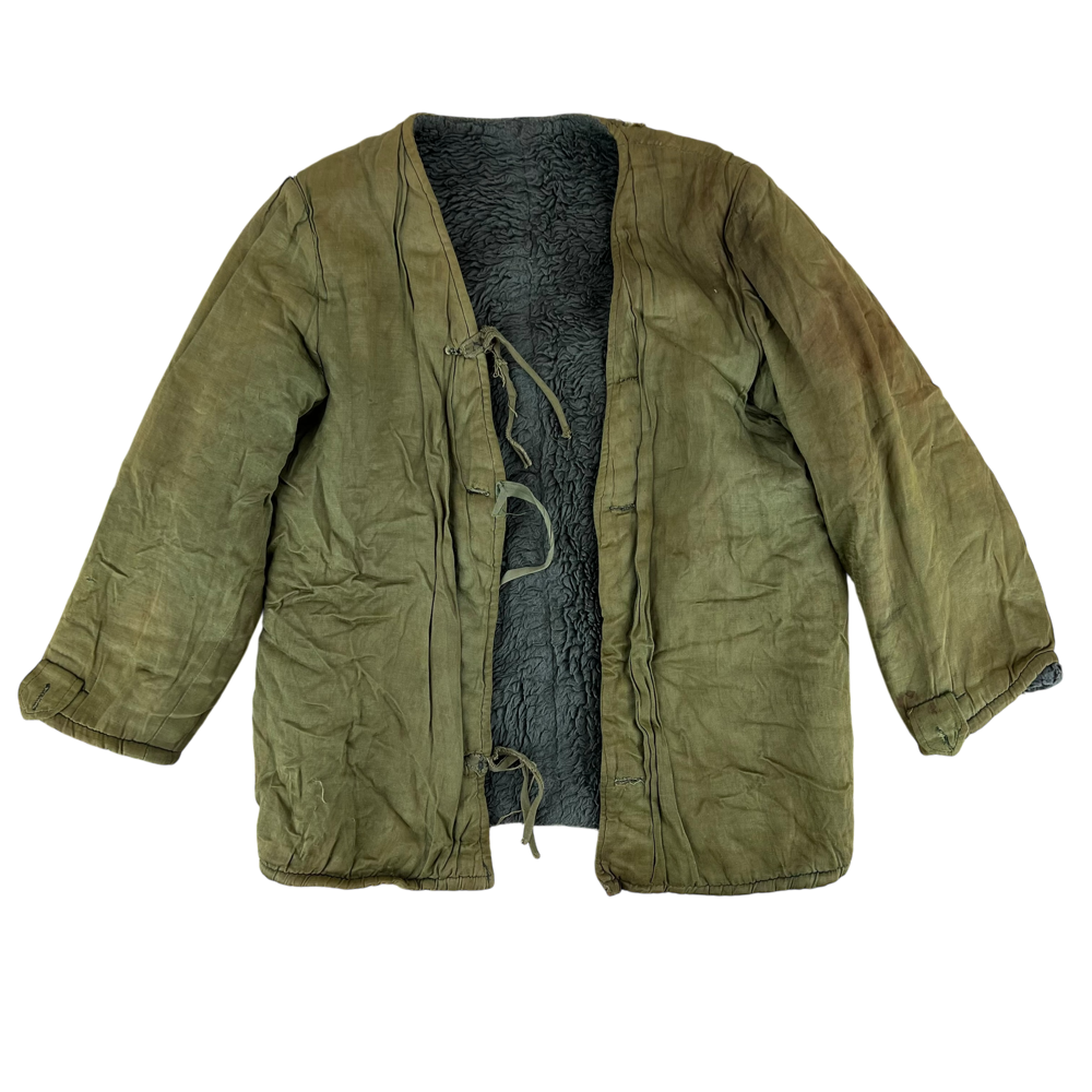 Greek Army 1960s M65 Faux Fur Liner Jacket — Greek military surplus liner, archive ref GRA1960M65FFLJ