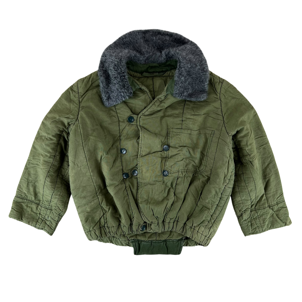 Hungarian People's Army 1970s Cold Weather Tank Liner Jacket — Hungarian military surplus liner, archive ref HPA1970CWTLJ