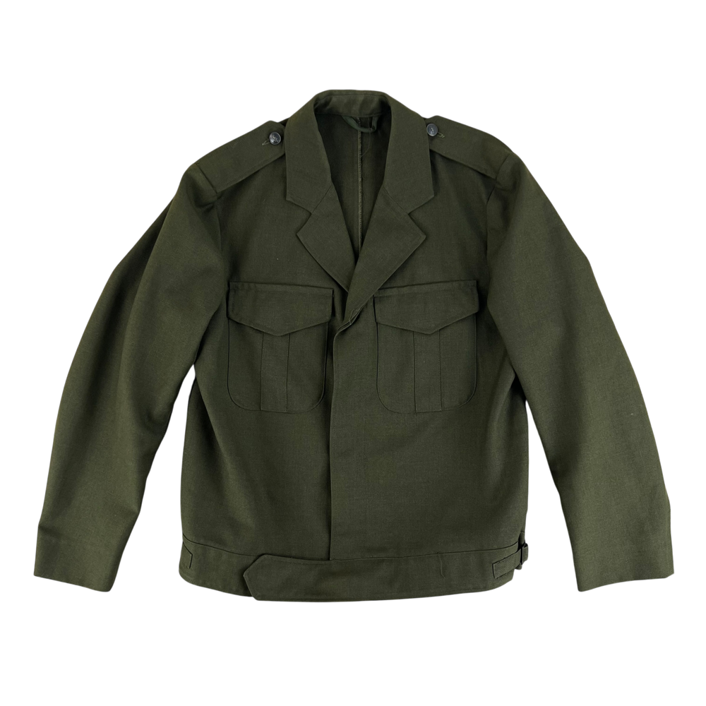 Israeli Defense Force 1970s Green Battledress Ike Jacket — Israeli military surplus jacket, archive ref ISDF1970GBIJ