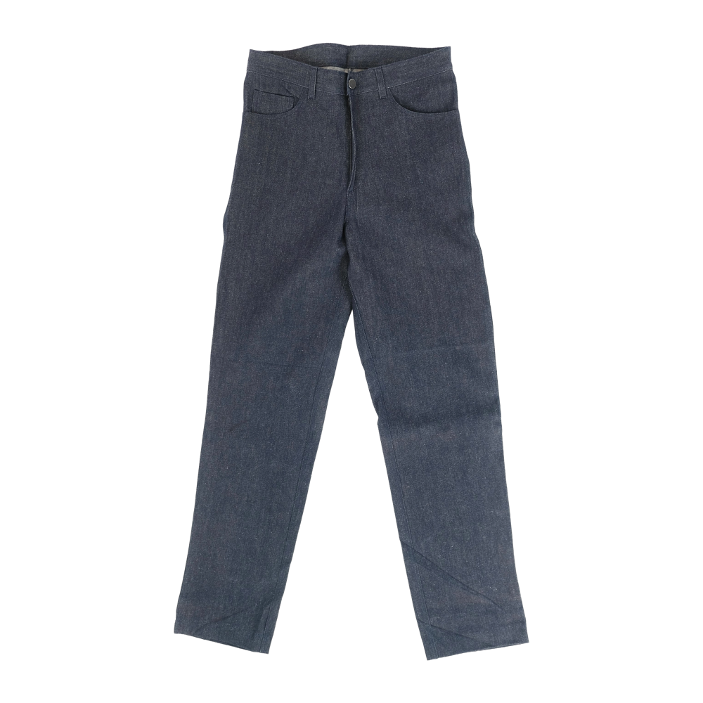 Italian Navy 1990s Raw Denim Trousers — Italian military surplus trouser, archive ref IN1990RDT
