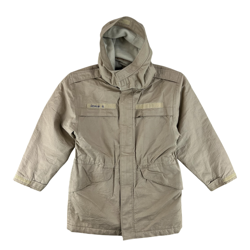 Romanian Army 2010s Tan Thermal Ripstop Coat — Romanian military surplus coat, archive ref ROA2010TTRC