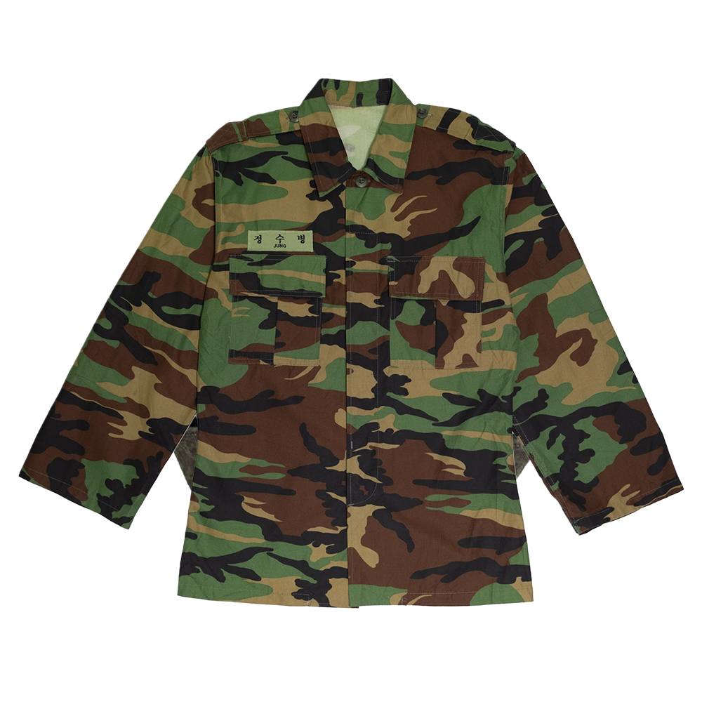 South Korean Army 1990s ROK Field Shirt — South Korean military surplus shirt, archive ref KRA1990RFS