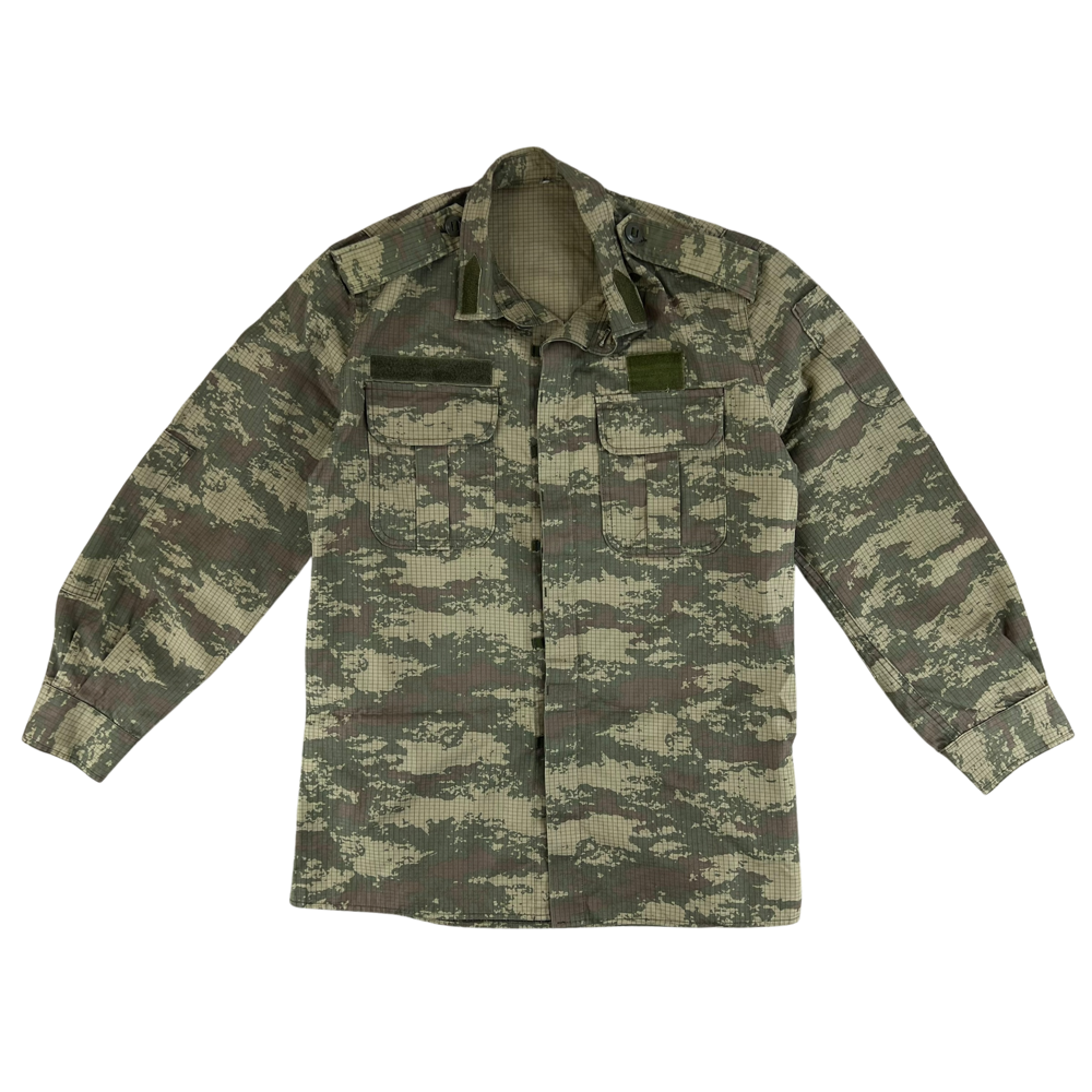 Turkish Army 2000s M2008 Digital Camouflage Field Shirt — Turkish military surplus shirt, archive ref TA2000M2008DCFS