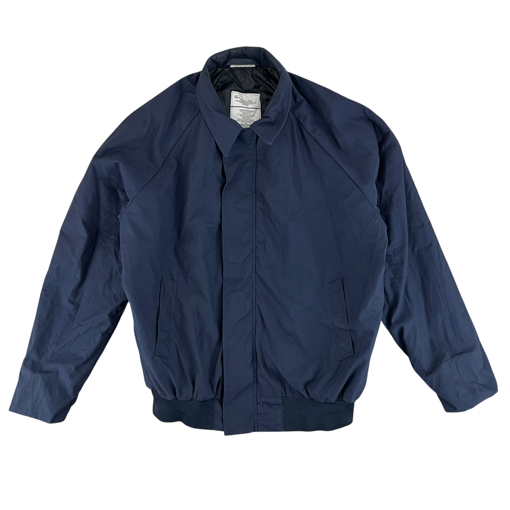United States Air Force 1990s Blue Utility Bomber Jacket — United States military surplus jacket, archive ref USAF1990BUBJ